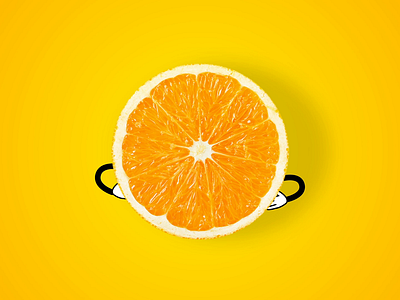 Breakdancing Orange animation animation after effects animation design animations dance dancing food fresh illustration orange