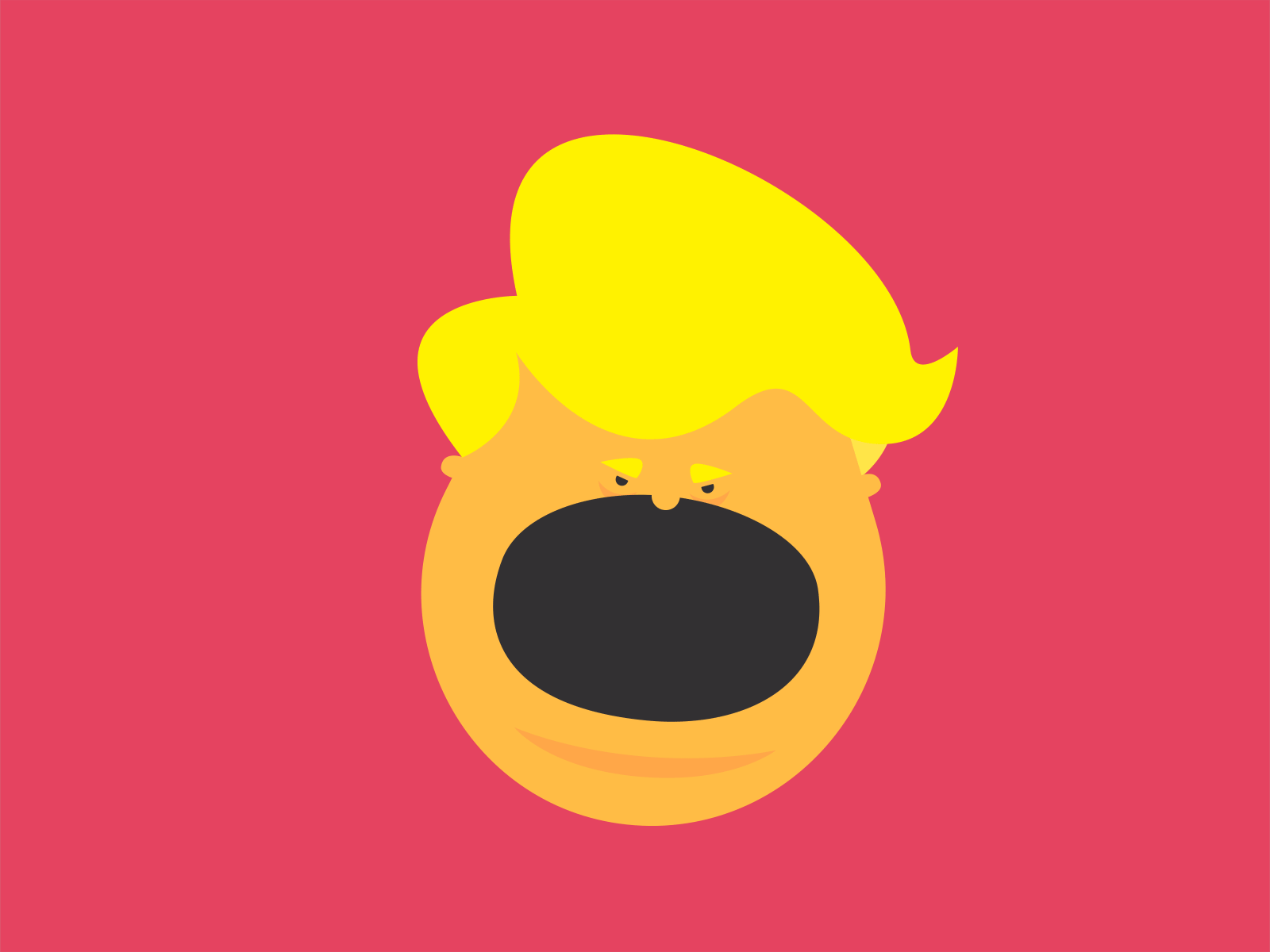 It's Christmas animated animation after effects christmas donald glover donald trump donaldtrump gif gif animated gif animation illustration present trump