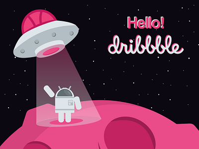 Hello! android debut debut shot design gitsngulik hello hello dribbble hellodribbble illustration seninkamisdesign typography vector