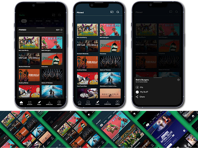 Design Challenge – Pinned Favorite Shows/Movies – Hulu