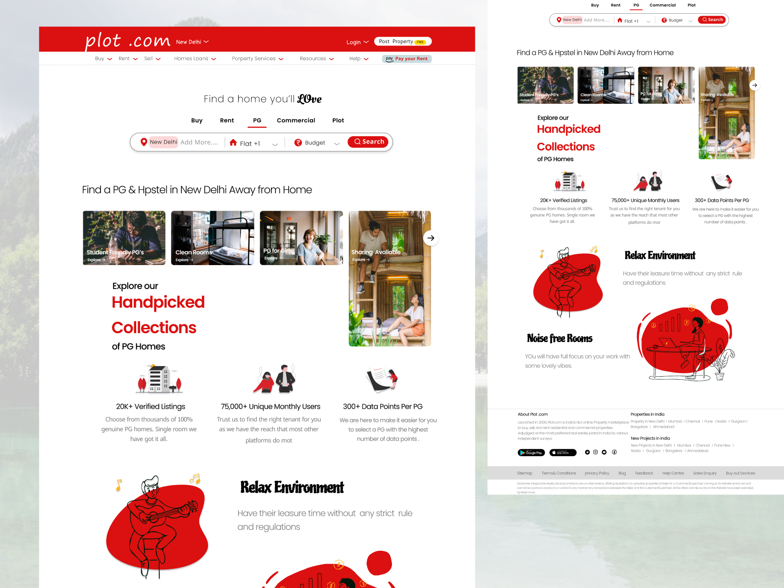 find a Home and plot and commercial building by Deepak kumar on Dribbble