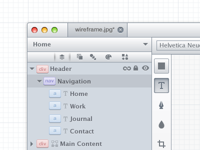 Canvas App gui interface mac osx ui web tool