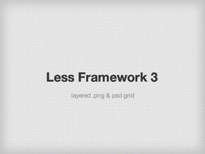 Less Framework Design Grid