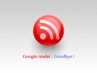 Goodbye Google Reader google icon reader