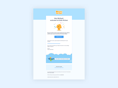 Welcome Mailer clean design illustration johny vino mail onboarding ui ux website welcome screen white