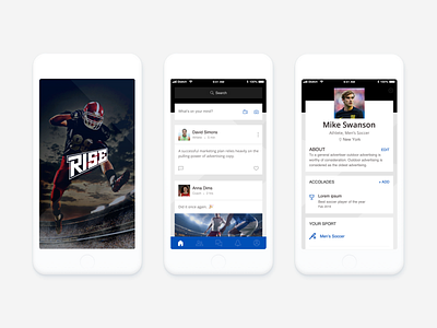 Rise Sports Recruitment App