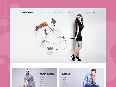 Ecommerce Website Landing Page