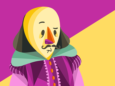 Shakespeare character design illustration procreate shakespeare