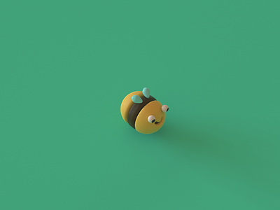 Bee 3d 3d illustrator character design cinema4d