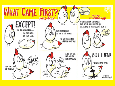 Chickeneggs Part 2 cartooning chickens comic comic art comics eggs