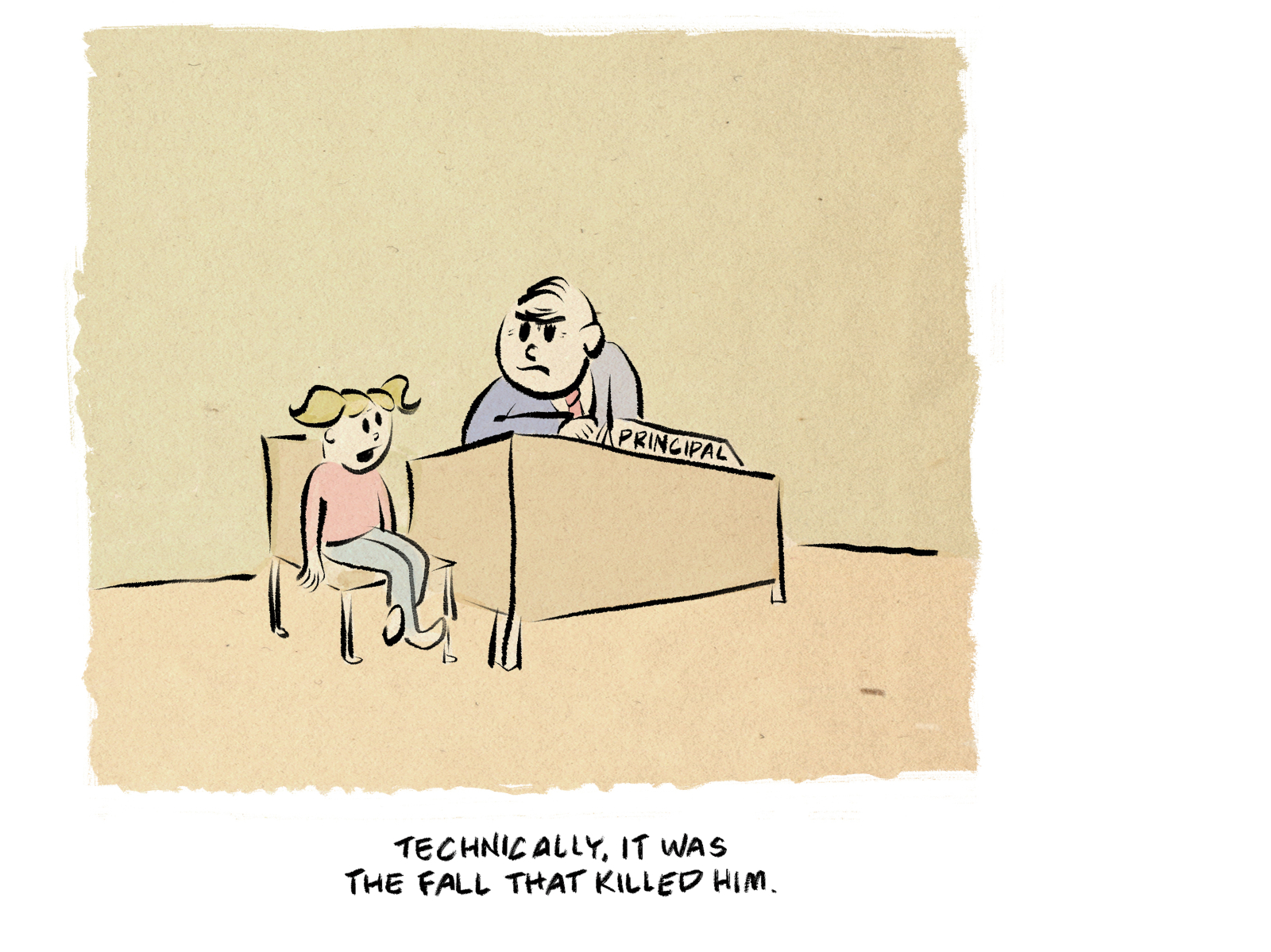 Kids Saying Adult Things - Technically cartooning comic comic art comics comicsart illustration