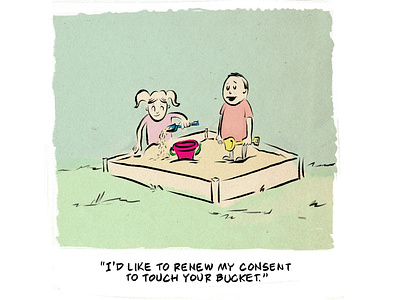 Kids Saying Adult Things - Consent cartooning comic comic art comics comicsart illustration