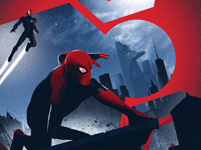 Spider-man Homecoming art avengers design graphic design illustration marvel movie poster poster art poster artwork poster design spider-man