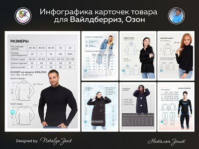 Information slide, clothes sizes. Размерные сетки Вайлдбериз design ozon w webdesign wildberries вайлдберриз инфографика карточкатовара