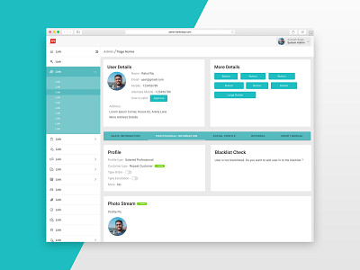 RentoMojo Admin Revamp - UI Design admin admin panel design designer dribbble mravinash ui ui design ux design web design