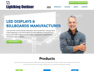 Lightking Outdoor - Homepage Inspiration home layout homepage homepage design homepage inspiration mravinash
