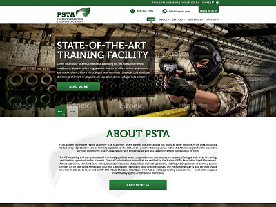 PSTA Homepage Design Inspiration