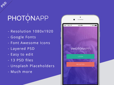 Photon App Design app design app ui dribbble photon ui