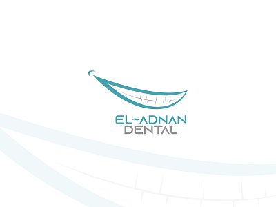 EL-ADNAN DENTAL branding dental design graphic design logo pictorial logo vector