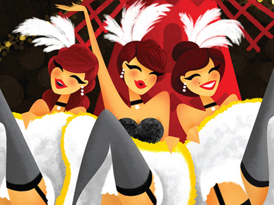 Moulin Rouge burlesque dancers girls moulin rouge