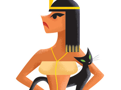 Cleopatra art cat cleopatra history illustration