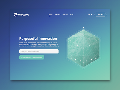 Landing Page gradient illustration landing page web website