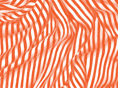 Drapery, in Orange drapery fabric flag illustration orange procreate render texture