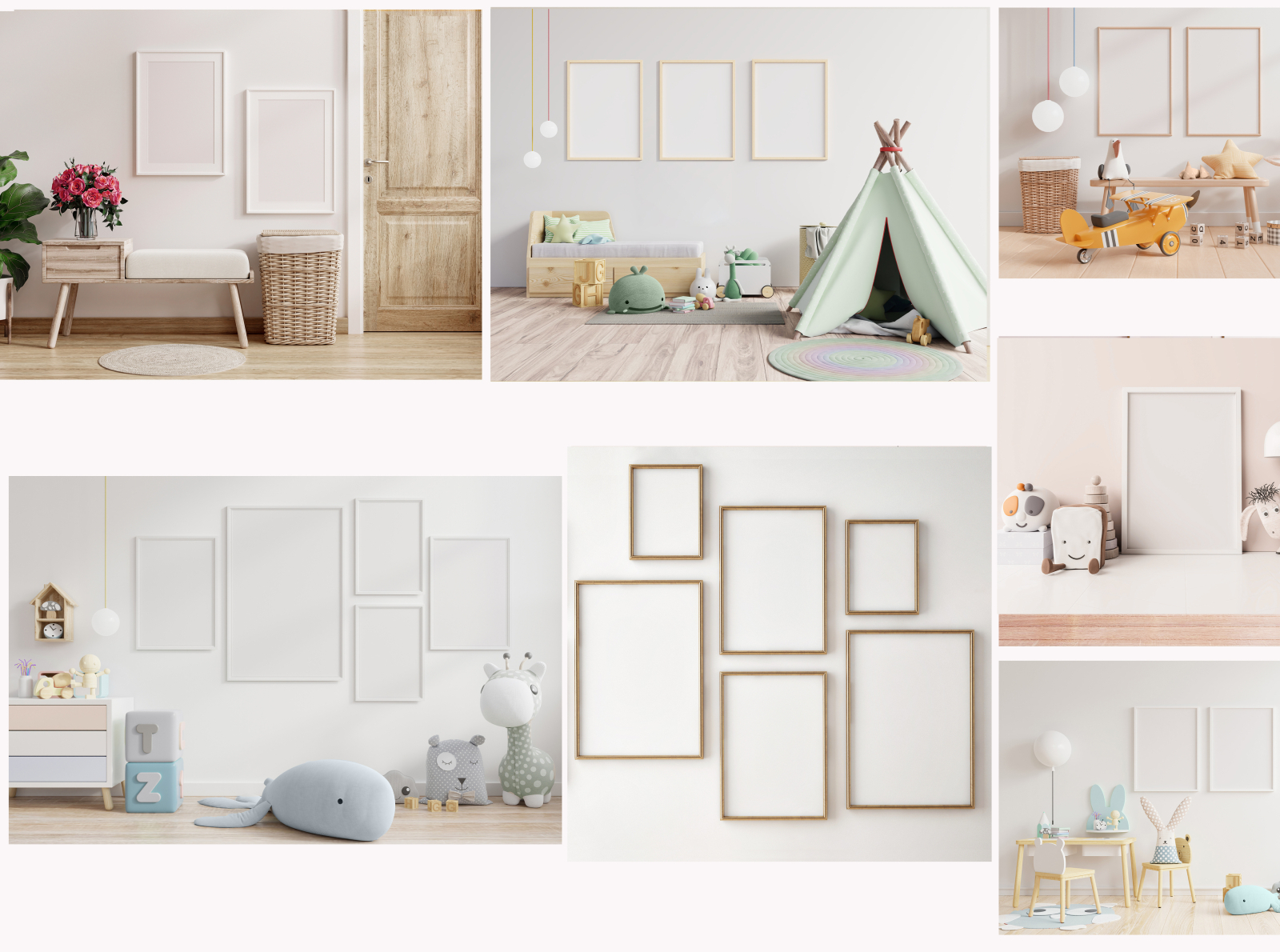 Nursery Frame Mockup Bundle By Hegedus Nicoleta On Dribbble