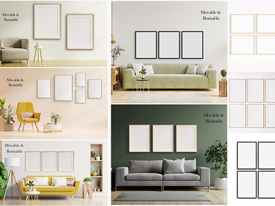 Gallery Wall Frame Mockups