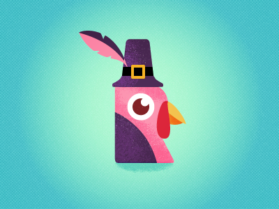 Thanksgiving "R" bird illustration r thanksgiving turkey