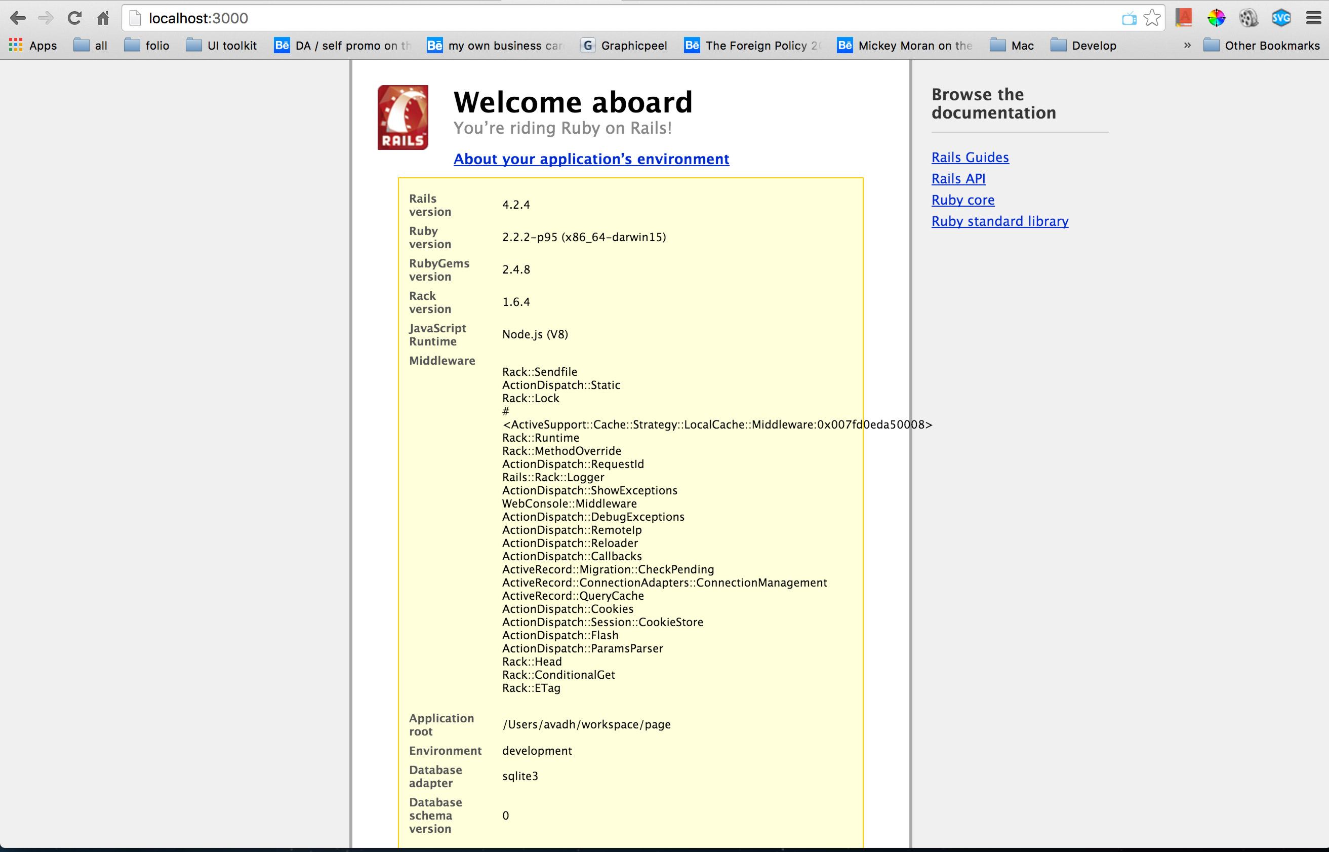 Rails default Page.