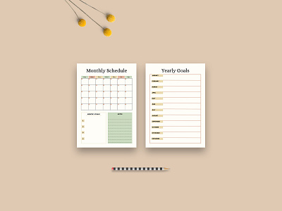 Monthly Schedule Yearly Goals event