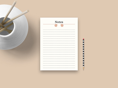 Notes Design flat