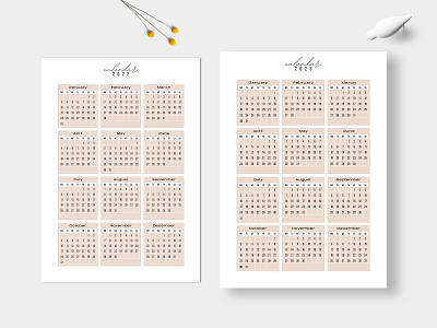 2022 & 2023 Calendar Templates may