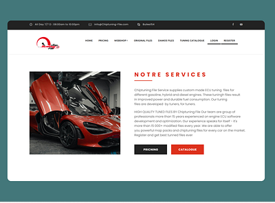 Redesigned algerian chiptuning car files website app branding design luxury ui ux website
