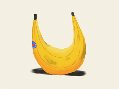 Banana banana creative design fruit graphic illustration texture