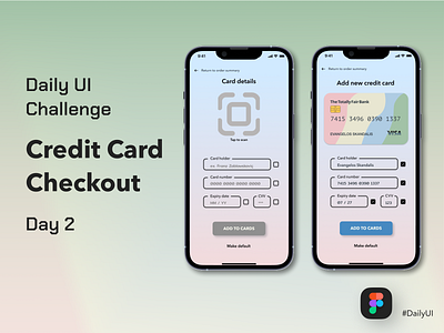 Daily UI Challenge #2 – Credit Card Checkout