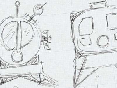 Lunar Landers Sketches