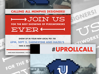 Memphis Pixelworkers Meetup Poster