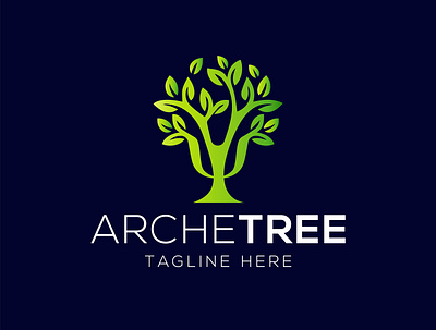 ArcheTree Logo apparel branding clever clothing creative design illustration logo mentalhealth mind psychology therapy tree ui vector