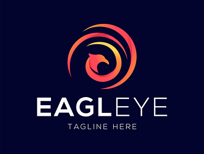 Eagleye Logo animal apparel bird branding clever clothing creative design eagle eye illustration logo ui vector vision wildlife