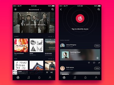 NetEase Music - iOS UI Design music
