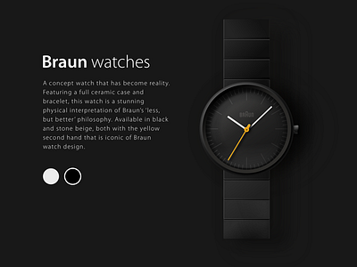 Braun watches