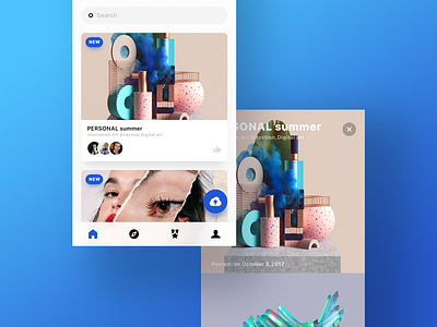 Behance behance ui