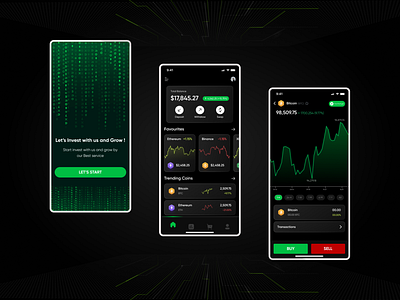 Crypto App UI Design