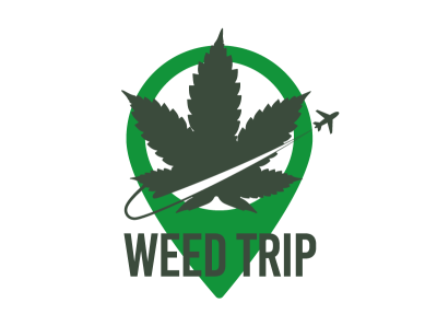 WEED TRIP brand branding design graphic design illustration logo logo design travels typography vector weed