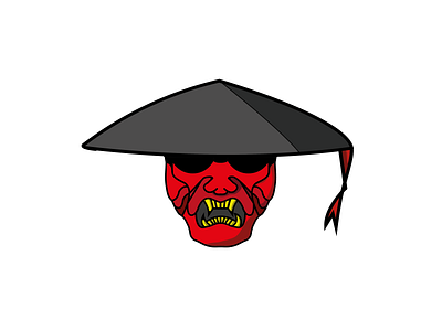 Demonic Ronin art graphic design illustration logo ronin samurai vector vector graphic