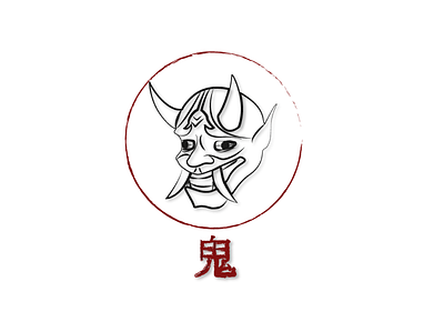 Yokai art design graphic design illustration logo ronin samurai vector