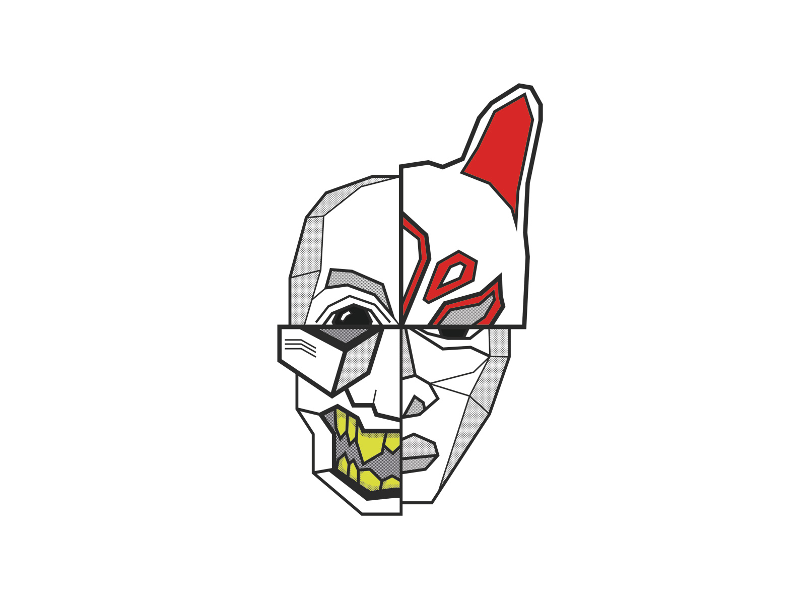two-faced-by-daniil-smirnov-on-dribbble