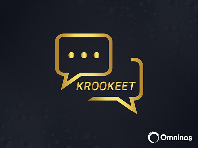 Krookeet Chat App Logo Design chat app logo design